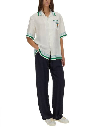 Casablanca Cuban Collar Shirt - CASABLANCA - BALAAN 2