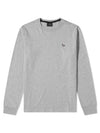 Zebra Patch Cotton Long Sleeve T-Shirt Grey - PAUL SMITH - BALAAN 1