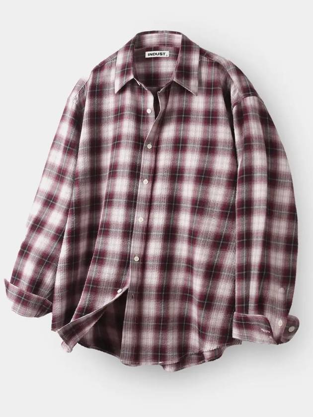 Prime check shirt burgundy - INDUST - BALAAN 3