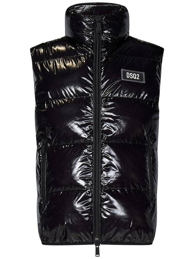 Logo Down Vest Black - DSQUARED2 - BALAAN 2