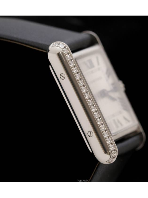 Daejeon Used Luxury Goods W4TA0016 Tank Must Watch Diamond Bezel Small 22mm - CARTIER - BALAAN 3