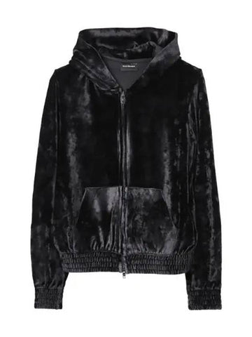 back logo hooded zip up women - BALENCIAGA - BALAAN 1