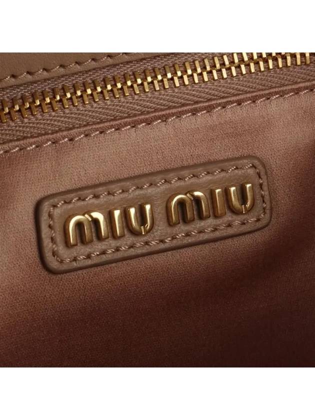 Matelasse Nappa Leather Shoulder Bag Cameo - MIU MIU - BALAAN 8