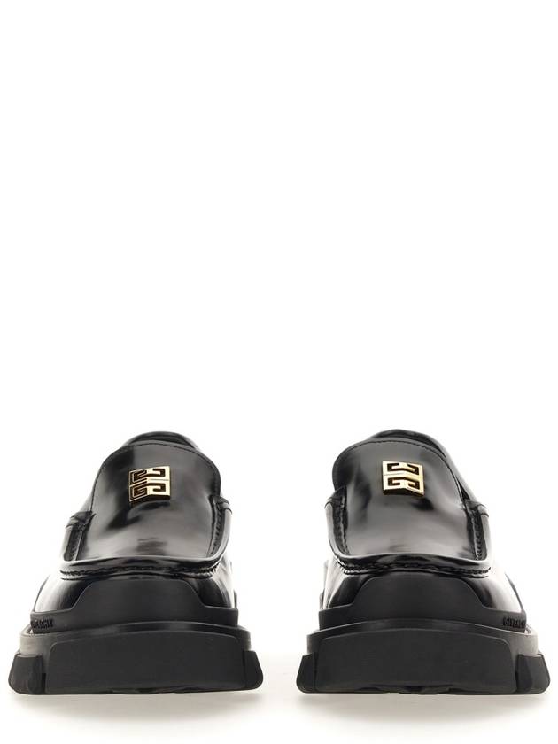 4G Terra Leather Loafers Black - GIVENCHY - BALAAN 4