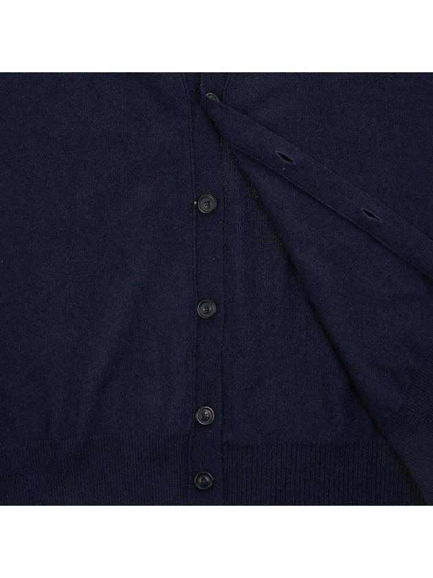 Cashmere Back Stitch Cardigan Navy - MAISON MARGIELA - BALAAN 9