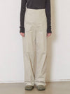 Cation Cotton Curved Pants Khaki Beige - JUN BY JUN K - BALAAN 2