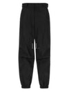 Triangle Logo Re-Nylon Jogger Track Pants Black - PRADA - BALAAN 2