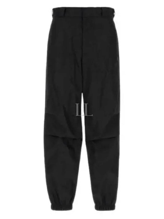 Triangle Logo Re-Nylon Jogger Track Pants Black - PRADA - BALAAN 2