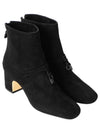 Women's Maxi Maxi Charm Suede Walker Boots Black - LORO PIANA - BALAAN.