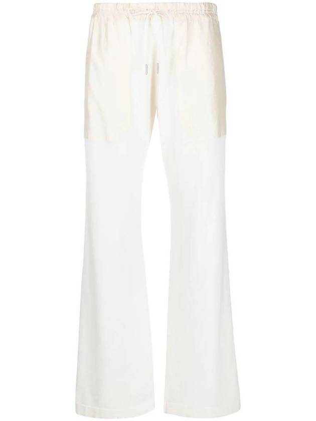 Drawstring Track Pants White - FABIANA FILIPPI - BALAAN 1