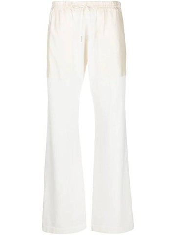 Drawstring Track Pants White - FABIANA FILIPPI - BALAAN 1