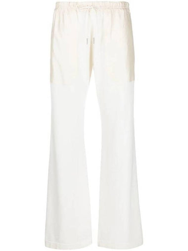 Drawstring Track Pants White - FABIANA FILIPPI - BALAAN 1