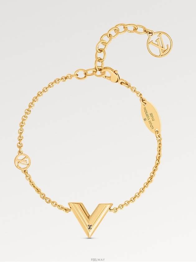 Essential V Bracelet Gold - LOUIS VUITTON - BALAAN 2