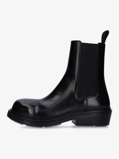 Fireman Chelsea Leather Ankle Boots Black - BOTTEGA VENETA - BALAAN 2