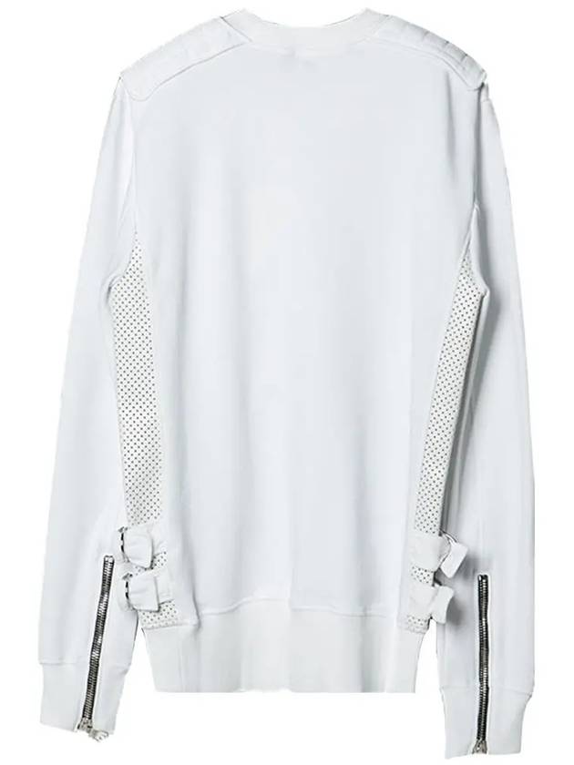 12th Anniversary Shoulder Patch Side Punching Sweatshirt S4HJ648C417 - BALMAIN - BALAAN 3