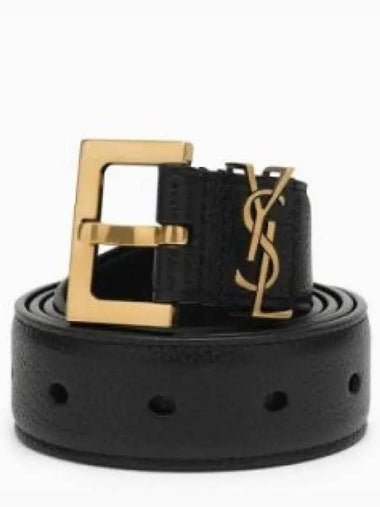 Belt 634440DTI0W Black 1227653 - SAINT LAURENT - BALAAN 1