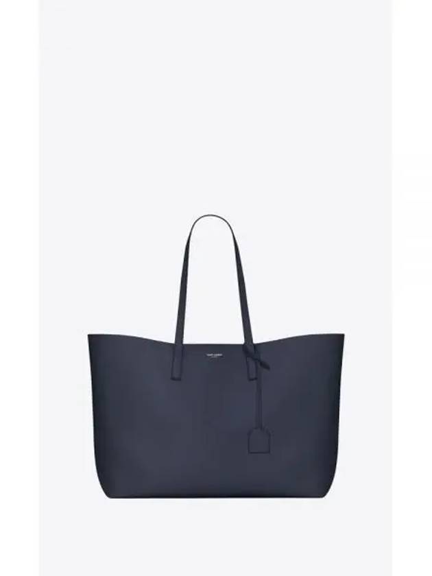 East West Shopper Tote Bag Navy - SAINT LAURENT - BALAAN 2