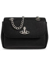 Biogreen Small Chain Shoulder Bag Black - VIVIENNE WESTWOOD - BALAAN 2