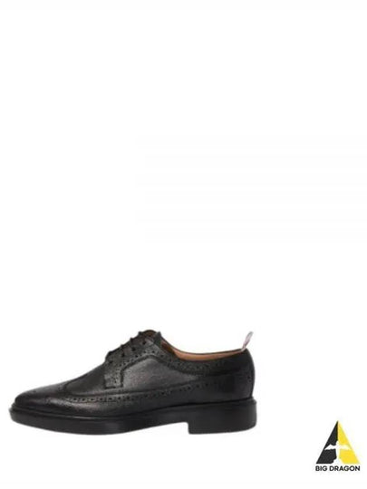 Rubber Sole Longwing Pebble Grain Leather Brogue Loafer Black - THOM BROWNE - BALAAN 2