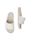 Pause Puff Sandals Slippers White - SPALWART - BALAAN 1