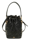 Mon Tresor FF Motif Leather Mini Bag Black - FENDI - BALAAN 2