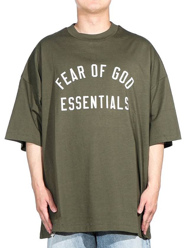 Short Sleeve T Shirt 125BT244195F MILITARY - FEAR OF GOD - BALAAN 2