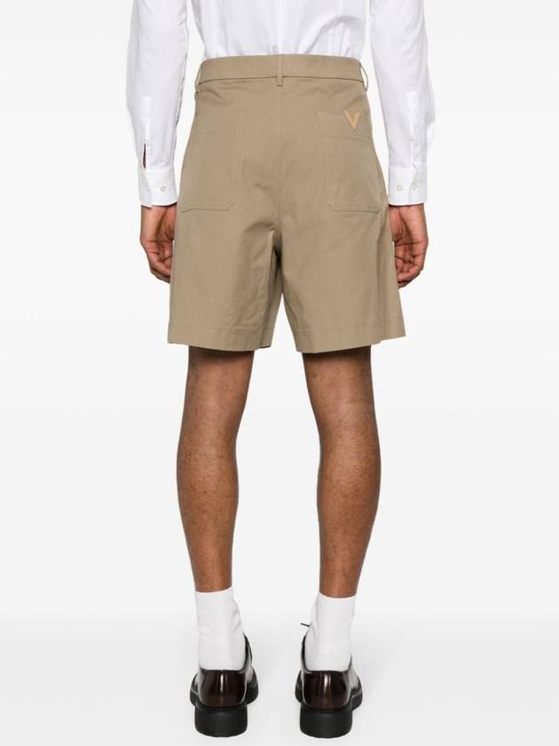 Valentino Garavani Shorts Beige - VALENTINO - BALAAN 4