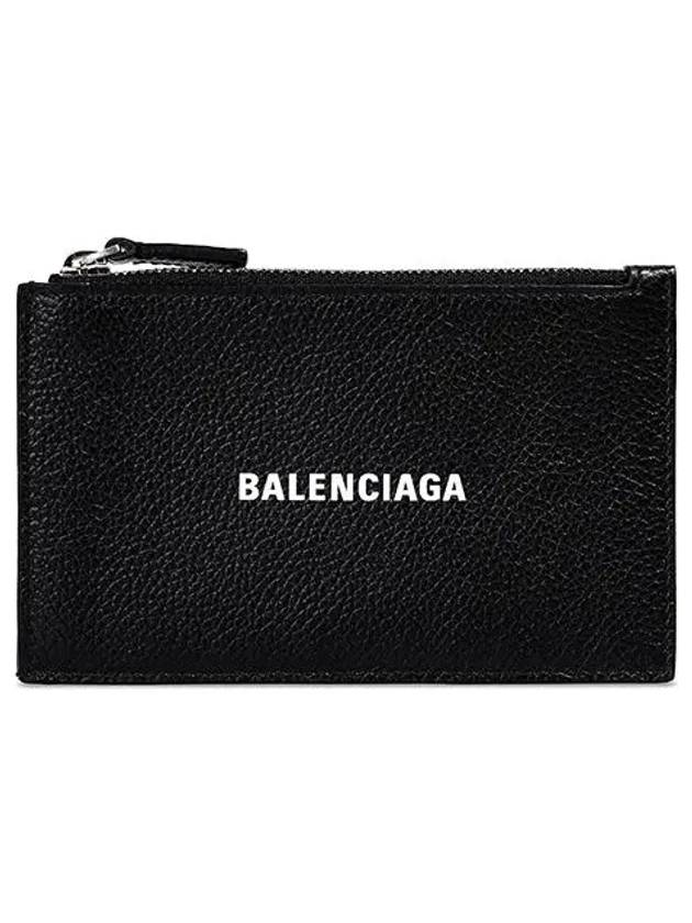 Logo Print Cash Card Wallet Black - BALENCIAGA - BALAAN 3