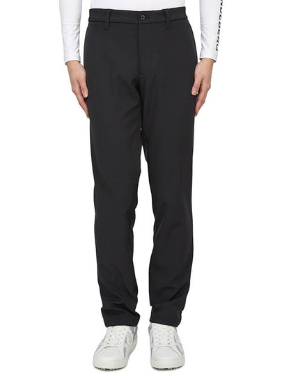 Ellott Bonded Fleece Straight Pants Black - J.LINDEBERG - BALAAN 2