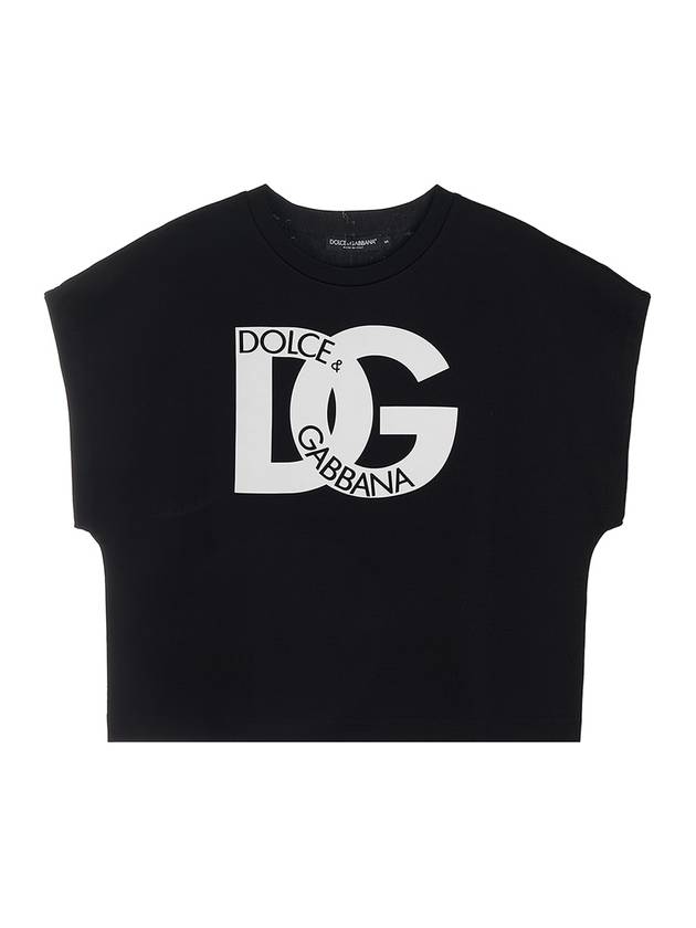 DG Logo Short Sleeve T-Shirt Black - DOLCE&GABBANA - BALAAN 11