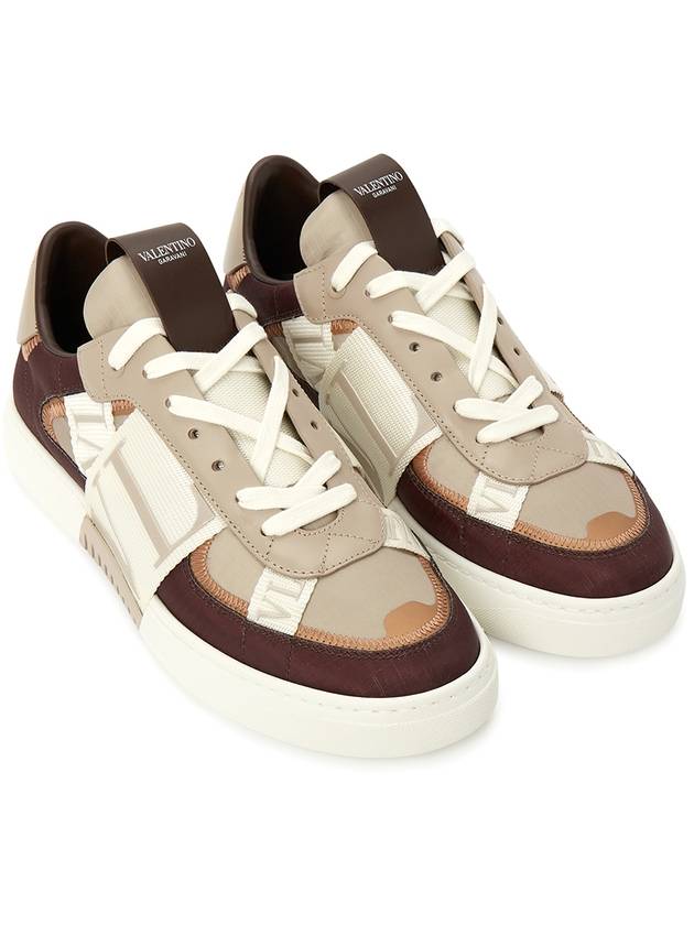 Logo Band Low-Top Sneakers Brown - VALENTINO - BALAAN 4