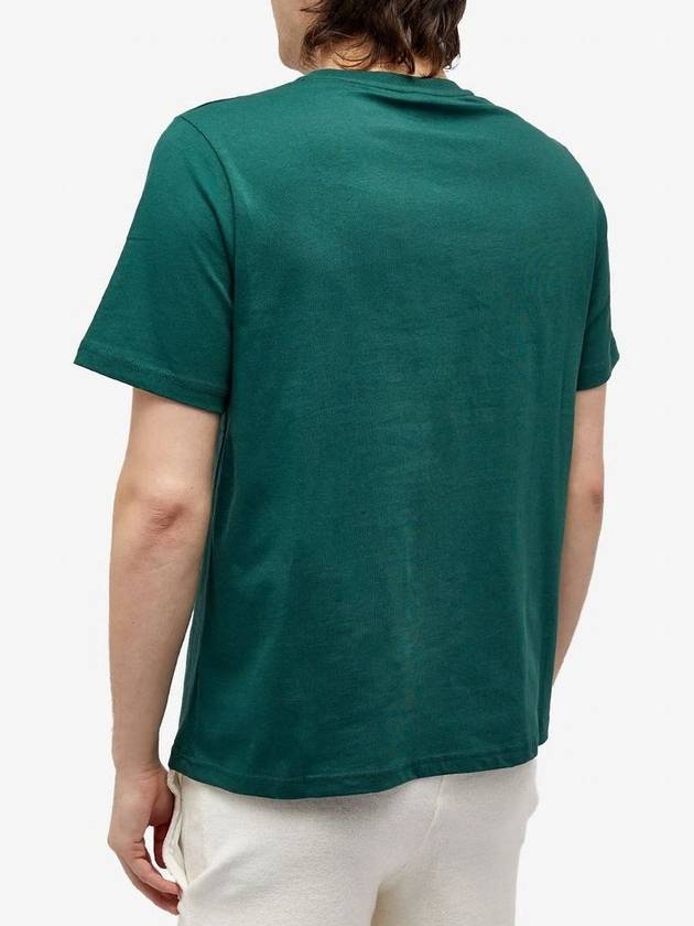 AUTRY T-SHIRT STAPLE MAN TINTO GREEN - AUTRY - BALAAN 3