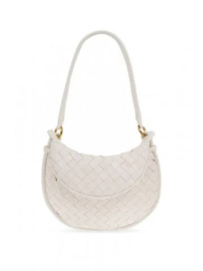 Intrecciato Gemelli Small Shoulder Bag White - BOTTEGA VENETA - BALAAN 2