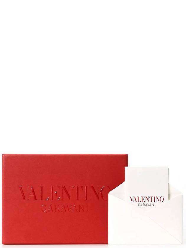 V Logo Signature Half Wallet Grey - VALENTINO - BALAAN 7