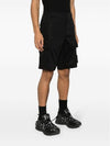 Metropolis Series Stretch Sateen Cargo Shorts Black - CP COMPANY - BALAAN 4