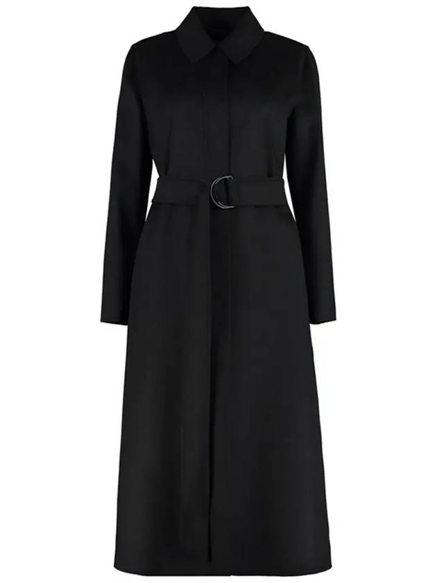 22SS Boario Wool Belt Coat Black 60110311 007 - MAX MARA - BALAAN 2