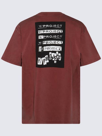 Y/Project Red Cotton T-Shirt - Y/PROJECT - BALAAN 2