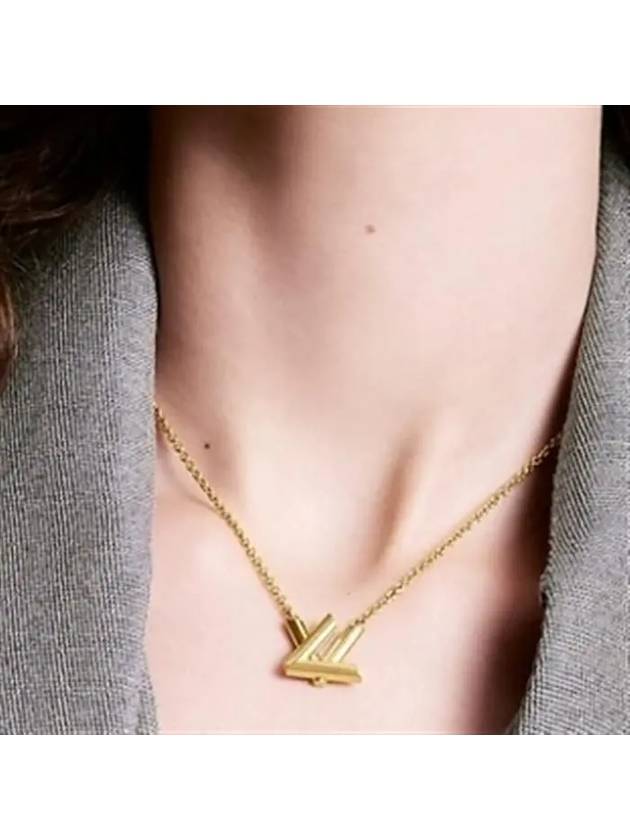 Go 14 LV Necklace Gold - LOUIS VUITTON - BALAAN 3