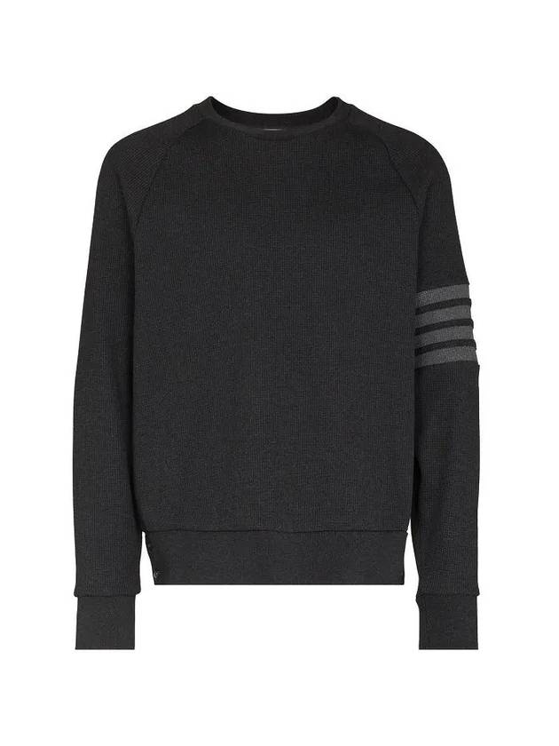 4 Bar Stripe Sweatshirt Dark Grey - THOM BROWNE - BALAAN 3