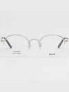 Glasses frame BY5009H 016 semirimless Asian fit round metal - BALLY - BALAAN 3