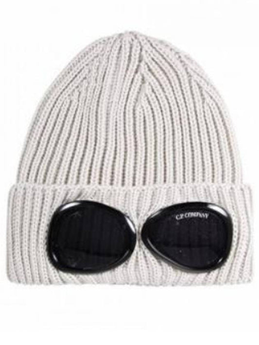 Goggle Lens Beanie White - CP COMPANY - BALAAN 1