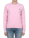 Fox Head Patch Regular Sweatshirt Pink - MAISON KITSUNE - BALAAN 3