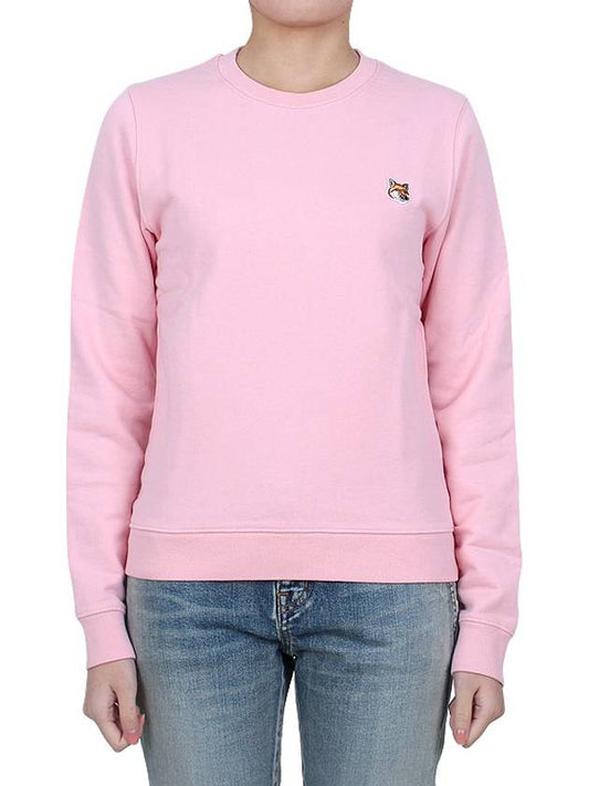 Fox Head Patch Regular Sweatshirt Pink - MAISON KITSUNE - BALAAN 2