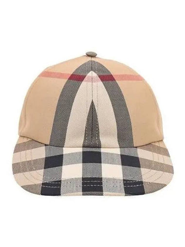 Hat Giant Check William Baseball Cap Beige - BURBERRY - BALAAN 1