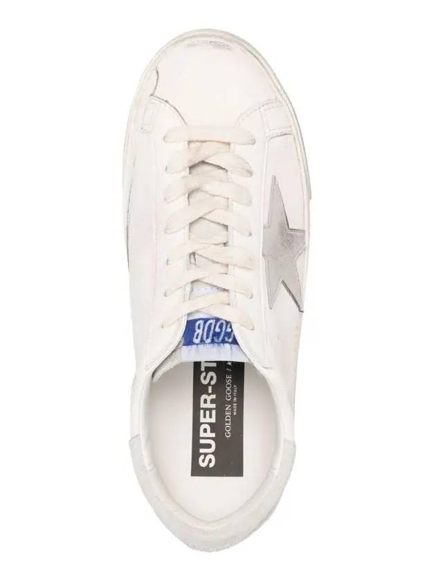 Super Star Suede Leather Low Top Sneaker White - GOLDEN GOOSE - BALAAN 5