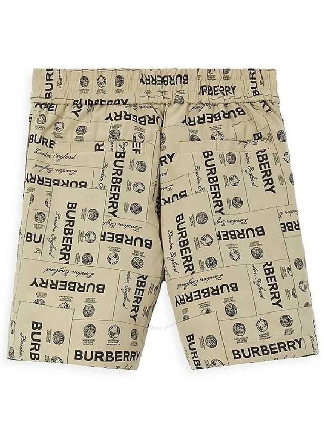 Burberry Boys Archive Beige Roman Jacquard Shorts Size 6Y - BURBERRY - BALAAN 2