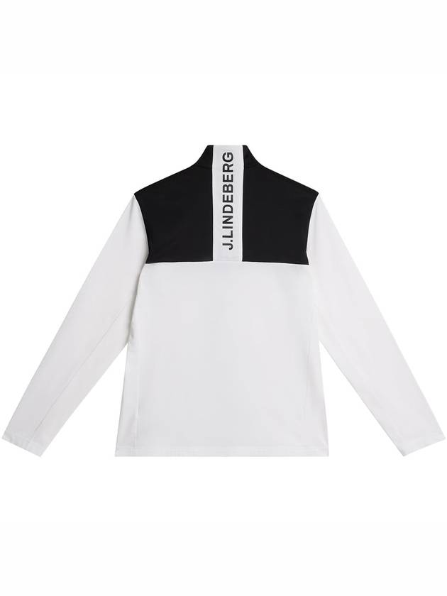 Banks Mid Layer Zip-Up Jacket White - J.LINDEBERG - BALAAN 3