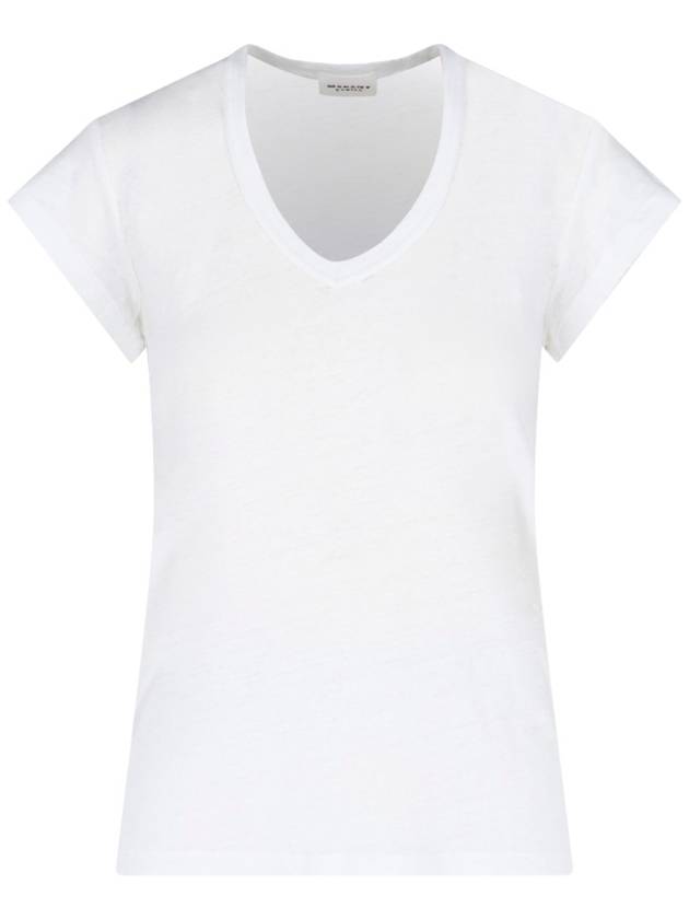 MARANT ETOILE T-shirts and Polos White - ISABEL MARANT - BALAAN 1