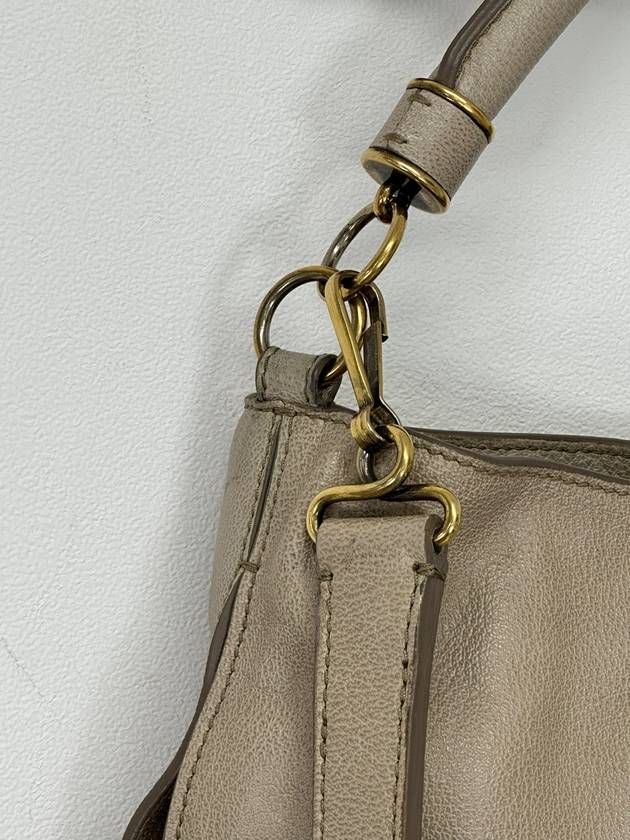 Beige Big Hobo Shoulder Bag 3TBUB020310 - BURBERRY - BALAAN 4