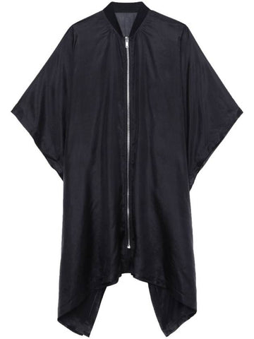 zip-front silk coat - RICK OWENS - BALAAN 1